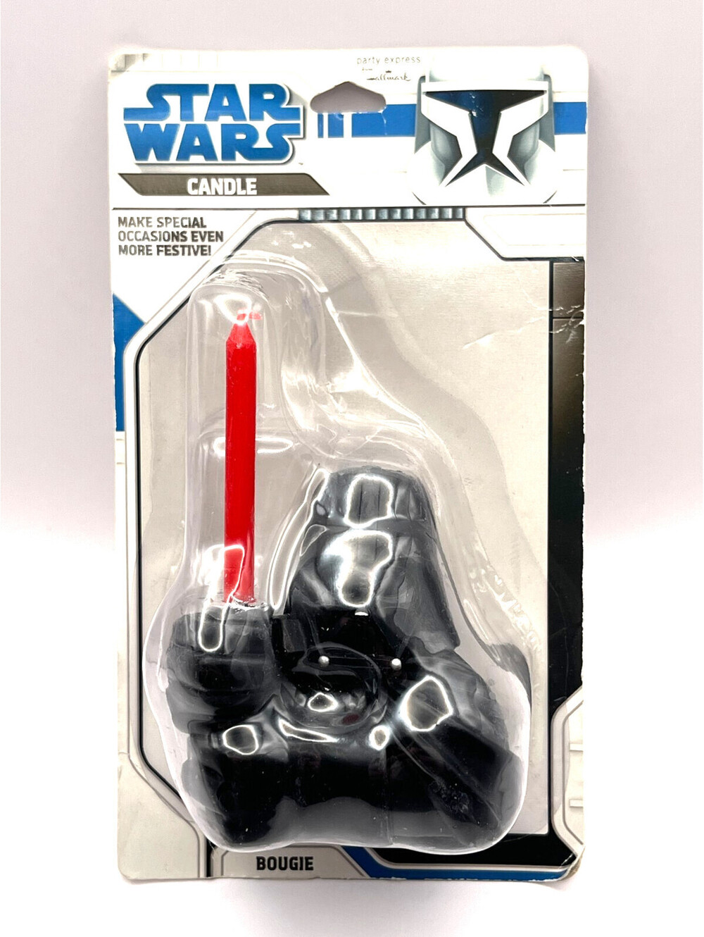 Star Wars Candle Darth Vader Lightsaber Hallmark Party Express New Sealed